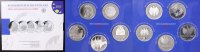 BRD Satz 5x 10 Euro Deutschland - <i>Die 10 Euro-Gedenkmünzen des Jahres 2006</i> - Silber -