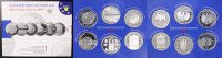 BRD Satz 6x 10 Euro Deutschland - <i>Die 10 Euro-Gedenkmünzen des Jahres 2005</i> - Silber -
