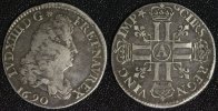 Frankreich 1/4 Ecu Ludwig XIV. - Paris -