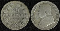 Vatikan 20 Baiocchi Pius IX. -