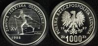 Polen 1000 Zloty - Proba Olympia ´88 - Langlauf
