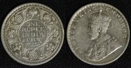 Britisch-Indien 1 Rupie George V. -