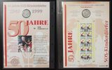 BRD 10 Mark 50 Jahre SOS Kinderdörfer - Numisblatt