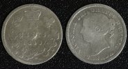 Kanada 10 Cents Victoria - seltenes Jahr -