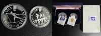 Norwegen Satz 50 & 100 Kronen Olympia Lillehammer ´94 - Langläufer/ Sikfahren -