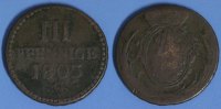 Sachsen 3 Pfennige -