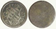 Bayern einseitiger 1/2 Kreuzer Max. III. Joseph -