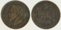 Frankreich 5 Centimes Napoleon III. - Straßburg -