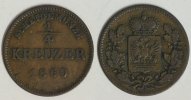 Schwarzburg-Rudolstadt 1/4 Kreuzer Friedrich Günther
