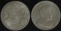 Canada 25 Cents Edward VII. -