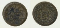 Luxemburg 5 Centimes Wilhelm III. -