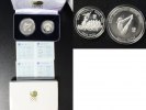 Südkorea 10000 und 5000 Won Set aus Turmspringerin und Tauziehen -