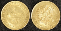 Russland / Finnland 10 Markkaa Alexander III.(1881-94)