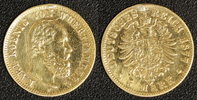 Deutschland 5 Mark Württemberg 5 Mark 1877