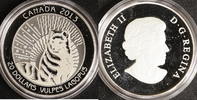 Kanada 20 Dollar 2014 Polarfuchs PP /OVP/ ohne Zert. 50,00 EUR  zzgl. 10,00 EUR Versand