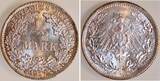 Deutschland  1/2 Mark 1917 A J 016 prägefrisch/stempelglanz