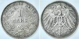 Deutschland  1 Mark 1899E vz+, alte Patina J 017 vorzüglich+