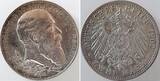 Deutschland 1902 2 Mark 50. Jubiläum fast vorzüglich Baden J 030 Friedrich I