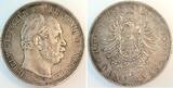 Deutschland  5 Mark Prussia Preussen J 097 1874A vz+ Wilhelm I vorzüglich