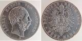 Deutschland  5 Mark Sachsen Albert 1876 E fast ss J 122 Albert fast sehr schön