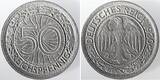 Deutschland 50 Pfennig 50 Reichspfennig 1930 E vz J 324 vorzüglich