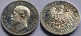 Deutschland  3 Mark 1913 A Leopold IV Lippe PP- leicht berieben J 79 Ludwig IV Polierte Platte