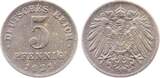 Deutschland  5 Pfennig 1921 D J 297 prfr prägefrisch