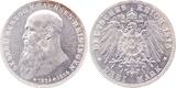Deutschland  3 Mark Georg II Sachsen-Meiningen 1915 auf den Tod d Herzogs Georg II f.prfr/f.stgl