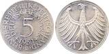 Deutschland  5 DM 1951 D f stgl J 387 f. stgl Erstabschlag f.stgl