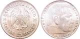 Deutschland  5 Reichsmark Paul Hindenburg 1935 E vz/st J 360 vz/stgl