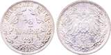 Deutschland  1/2 Mark 1915A J 016 fast stempelglanz ungeschwärzt