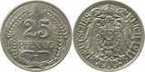 Deutschland  25 Pfennig 1911 E J 018 vz