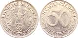 Deutschland  50 Reichspfennig 1939 J J 365 vz/stgl