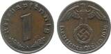 Deutschland  1 Pfennig 1936A J 361 ss/vz sehr schön/vorzüglich