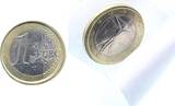 Italien 2002 Fehlprägung 1 Euro komplett glatter Rand ohne Riffelung vz/st