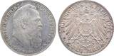 Deutschland  2 Mark Geburtstag Bayern 1911 D J 048 beginnende Patina Luitpold vorzüglich/stempelglanz