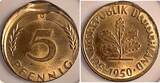 Deutschland 5 Pfennig Fehlprägung 5 Pf 1950 G teilweise Doppelprägung bfr