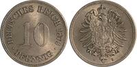 Deutschland 10 Pfennig 10 Pfennig 1876 H prägefrisch/ f.stgl J 004 -