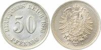 Deutschland 50 Pfennig 50 Pfennig 1875 F J 007 f prfr/f stgl -