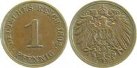 1 Pfennig 1892 Deutschland 1 Pfennig 1892 J vz/stgl Lichterader Prägung J 010 vorzüglich/stempelglanz