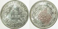 Deutschland 1/2 Mark 1/2 Mark 1918 F offene 8 J 016 stempelglanz fein -