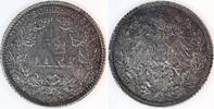 Deutschland 1/2 Mark 1/2 Mark 1919 F prägefrisch, geschwärzt, Kaiserreich -
