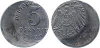 Deutschland 5 Pfennig Fehlprägung 5 Pfennig 1920 E dezentriert 35% J 297 -