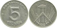 Deutschland 5 Pfennig 5 Pfennig DDR 1952E bfr/stgl/matt J1506 -