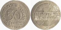 Deutschland 50 Pfennig Fehlprägung 50 Pfennig 1920 E dezentriert 10% J 301 -