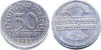 Deutschland 50 Pfennig Fehlprägung 50 Pfennig 1922 E ca. 2/3 gerändert, dezentriert -
