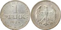 Deutschland 1 Mark 1 Mark 1924 A extreme Lichtenrader Prägung Archiv Franquinet -