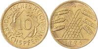 Deutschland 10 Pfennig 10 Reichspfennig 1925 A J 317 interessante Randprägung -