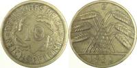 Deutschland 10 Pfennig 10 Reichspfennig 1930 D ss/vz J 317 -