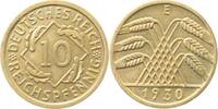 Deutschland 10 Pfennig 10 Reichspfennig 1930 E prfr J 317 -